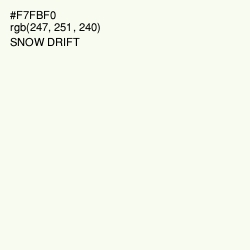 #F7FBF0 - Snow Drift Color Image